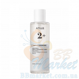 Кислотний тонер для обличчя ANUA BHA 2 Gentle Exfoliating Toner 150ml