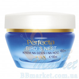 Живильний крем для обличчя для віку 60+ PERFECTA Bird's Nest Cream Day and Night 60+ 50ml