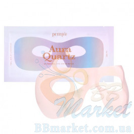 Гідрогелева маска для області навколо очей з екстрактом перлів та лавандою PETITFEE Aura Quartz Hydrogel Eye Zone Mask Iridescent Lavender 9g - 1шт.