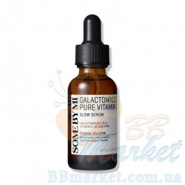 Антивікова освітлююча сироватка з вітаміном С SOME BY MI Galactomyces Pure Vitamin C Glow Serum 30ml