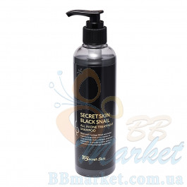 Шампунь-Бальзам для волосся з муцином чорного равлика Secret Skin Black Snail All In One Treatment Shampoo 250ml