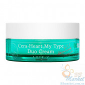 Двойной крем для T-зоны + U-зоны AXIS-Y Cera-Heart My Type Duo Cream 60ml