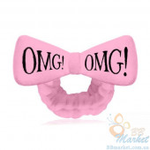 Косметическая повязка для волос Double Dare OMG! Light Pink Hair Band (розовая)