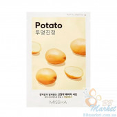 Тканинна маска для обличчя з екстрактом картоплі MISSHA Airy Fit Sheet Mask Potato 19g