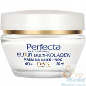 Лифтинг-крем для лица против морщин для возраста 40+ PERFECTA Elixir Multi-Collagen Cream Lifting 40+ 50ml
