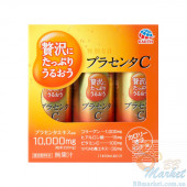 Японская питьевая плацента с гиалуроновой кислотой и витамином С Earth Placenta C Drink 50ml х 3шт.