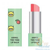Двухцветный бальзам для губ Skin79 Animal Two-Tone Lip Balm Peach Cat 3.8g