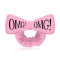 Косметична пов'язка для волосся Double Dare OMG! Light Pink Hair Band (рожева) БЕЗ КОРОБКИ! foto